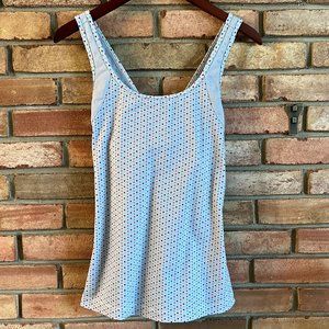 Jockey Person to Person Grey with Polka Dots Tank Top Size Medium